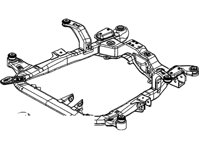 GM 9223022 Insulator,Drivetrain & Front Suspension Frame
