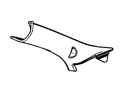 GM 22776629 Molding Assembly, Windshield Side Upper Garnish *Titanium