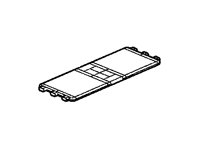 GM 15110607 Shelf Assembly, Rear Compartment Stowage *Ebony