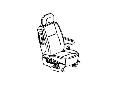 GM 25781441 Seat Assembly, Pass *Gray