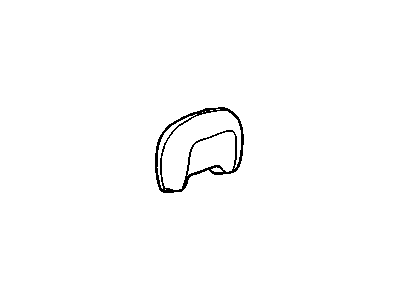 89043062 GM Cover Asm,Rear Seat Head Restraint *Cashmere Illustration 1 of 1