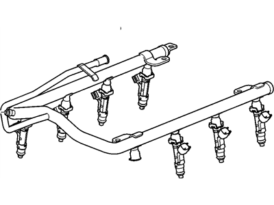 GM 12598329 Rail Kit,Sequential Multiport Fuel Injection Fuel