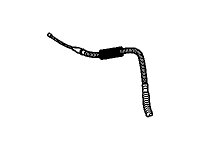 2003 Cadillac CTS Parking Brake Cable - 15213486