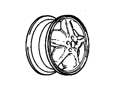 Chevrolet Cavalier Spare Wheel - 12360444