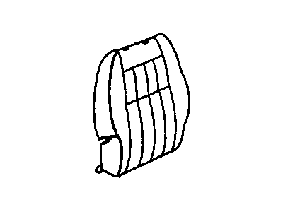 GM 12532887 Cover Asm,Rear Seat Back Cushion *Neutral
