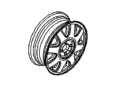 2004 Chevrolet Aveo Spare Wheel - 96534926