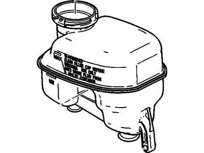 GM 19209256 Reservoir Kit,Brake Master Cylinder