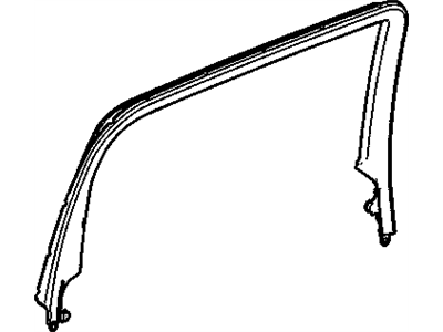 GM 95020973 Molding, Rear Side Door Window Garnish