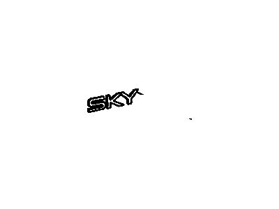 Saturn Sky Emblem - 15247733