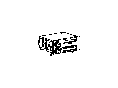 GM 16195181 Radio Assembly, Amplitude Modulation/Frequency Modulation Stereo & Clock & Tape Player