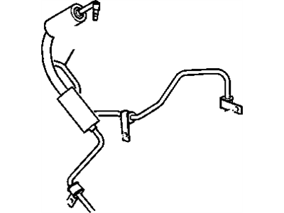 2008 Cadillac STS Power Steering Hose - 25896929