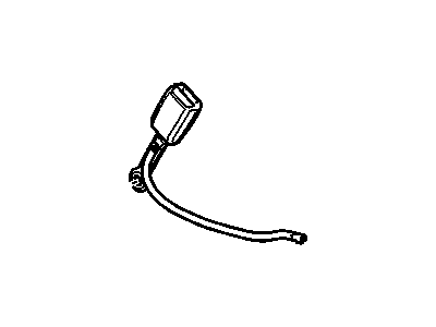 2008 Cadillac CTS Seat Belt - 19181814