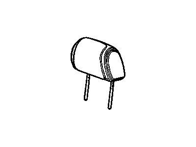 GM 15216204 Restraint Assembly, Passenger Seat Head *Tuxedo Blue