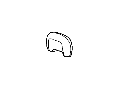 89043063 GM Rear Seat Head Restraint Cover Assembly Gray Illustration 1 of 1