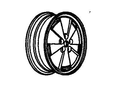 1990 Oldsmobile Cutlass Spare Wheel - 10121063