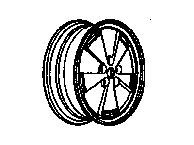 1990 Oldsmobile Cutlass Spare Wheel - 12505834