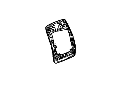 GM 20845937 Panel, Driver Seat Back Cushion Rear Finish *Ebony