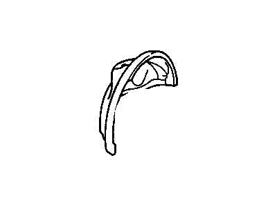 GM 10173275 Rear Wheelhouse Inner Panel Assembly 10173275 GM Rear Wheelhouse Inner Panel Assembly Illustration 1 of 1