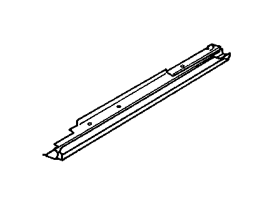 10092481 GM Rocker Outer Panel Illustration 1 of 1