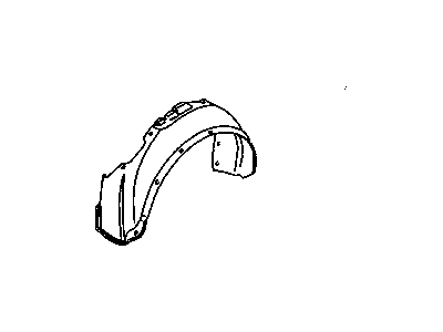 Chevrolet Celebrity Fender Splash Shield - 10051093