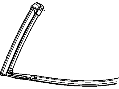 2005 Chevrolet Corvette Door Seal - 89023801