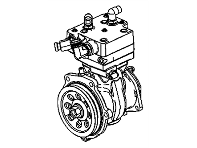 19258241 - Genuine GM Compressor Asm,Air (Remanufacture)
