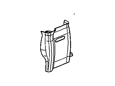 GM 15104093 Molding Assembly, Body Rear Corner Garnish *Medium Duty Dark Ptr Ii