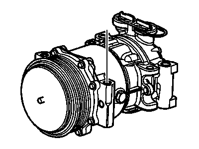 GM 30025286 Air Conditioner Compressor (On Esn)