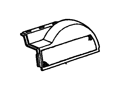 16661679 GM Panel, Spare Tire Cover *Gray Illustration 1 of 1