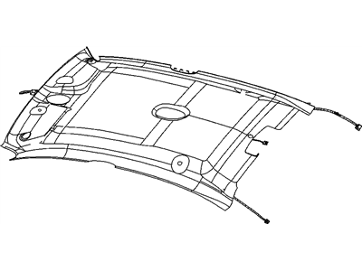 GM 15896496 Panel Asm,Headlining Trim *Shale