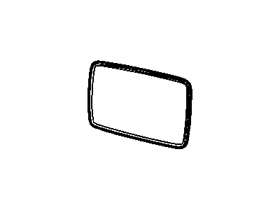 GM 10376676 Glass,Outside Rear View Mirror (W/ Backing Plate)