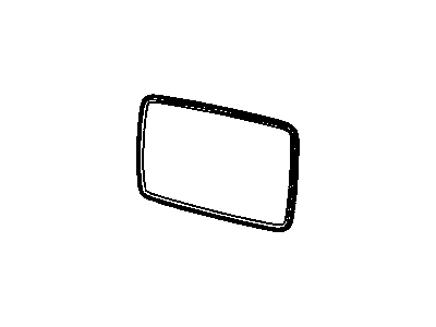 GM 10376675 Glass,Outside Rear View Mirror (W/ Backing Plate)