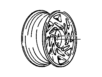 GM 12512554 Wheel Rim,15X6