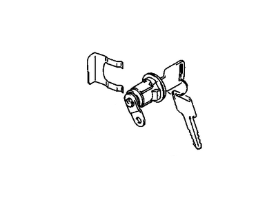 1992 Chevrolet Tracker Door Lock Cylinder - 96068543