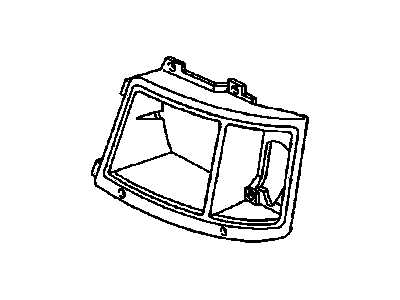 GM 14066045 Bezel, Headlamp