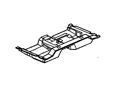 GM 25725383 CARPET, Rear Floor