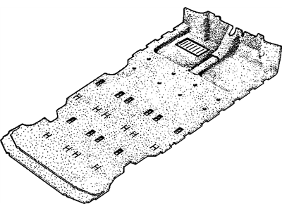 GM 10353995 Carpet Assembly, Floor Panel *Gray