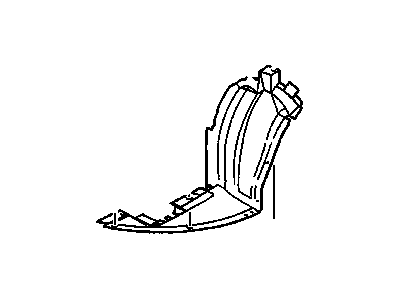 GM 22674246 Shield, Front Wheelhouse Panel Splash *Marked Print