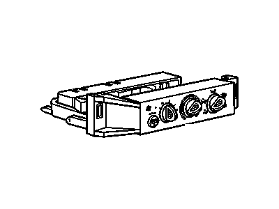 GM 16233142 Heater & Air Conditioner Control Assembly (W/ Rear Window Defogger Switch)