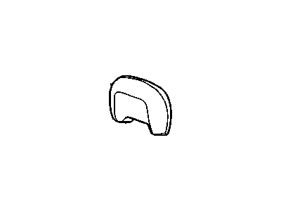 GM 89045378 Cover,Driver Seat Head Restraint *Neutral