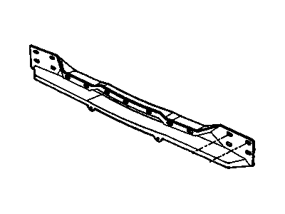 GM 1621551 Reinforcement, Front Bumper Impact Bar