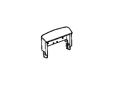 GM 25942001 Cover Assembly, Navn Information Display Opening *Cocoa