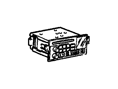 GM 25916154 Radio Assembly, Amplitude Modulation/Frequency Modulation & Clock