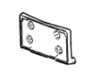 GM 23158718 Attachment Pkg, Front License Plate