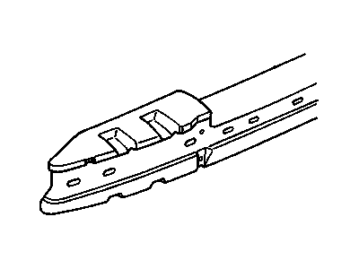 GM 20687930 Bar Assembly, Rear Bumper Impact