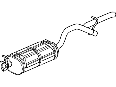 2003 GMC Safari Exhaust Pipe - 15756877