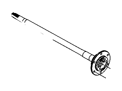 GM 19207869 Rear Axle Shaft Assembly (Lh)