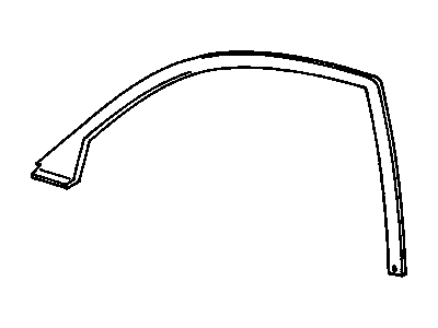 GM 10243553 MOLDING, Front Door Belt Trim Finish & Window Garnish