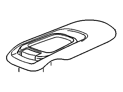 12381914 GM Door Asm,Front Floor Console *Ruby Red *Red Illustration 1 of 1