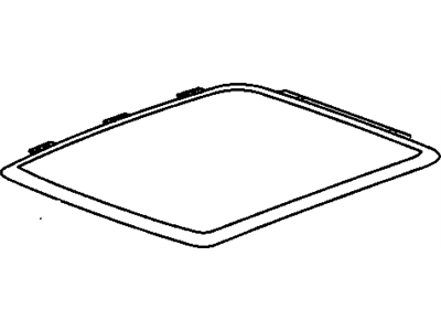 GM 25949119 Molding Assembly, Sun Roof Panel/Window Garnish *Light Cashmere